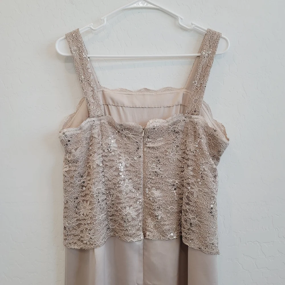 Alex Evenings Sleeveless A-Line Dress Gown Women's Size 14W - Picture 5 of 14